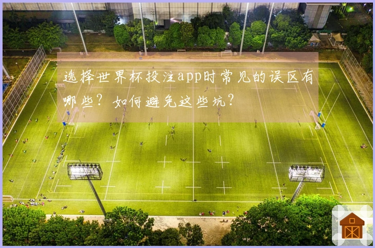 选择世界杯投注app时常见的误区有哪些？如何避免这些坑？