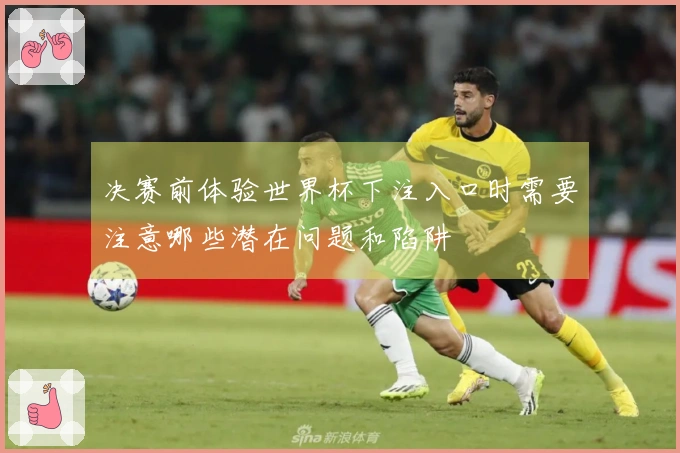 决赛前体验世界杯下注入口时需要注意哪些潜在问题和陷阱